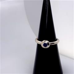 James Avery Synthetic Sapphire Sterling Silver Rememberance Ring